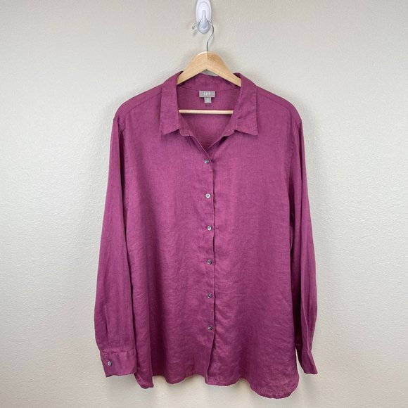 J. Jill Tops - J. Jill Linen Button Down Top